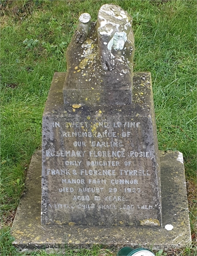 Photo of the grave of (ROSIE) ROSEMARY FLORENCE TYRRELL