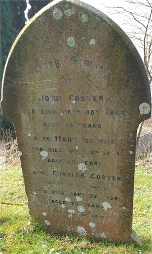 Photo of the grave of MARY COSTAR (née FLOYD)