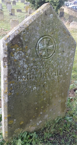 Photo of the grave of EMMA BELCHER