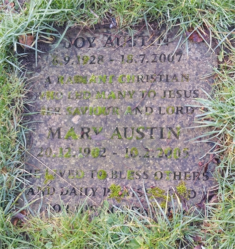 Photo of the grave of MARY ELIZABETH AUSTIN