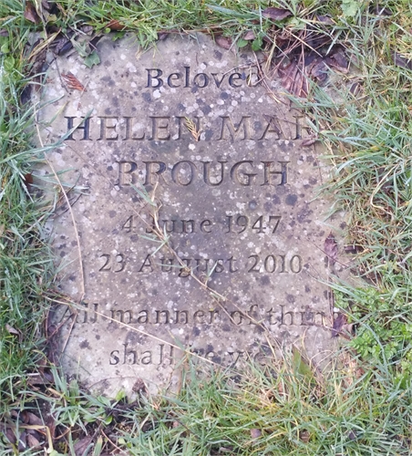 Photo of the grave of HELEN MARY BROUGH (née GILMAN)