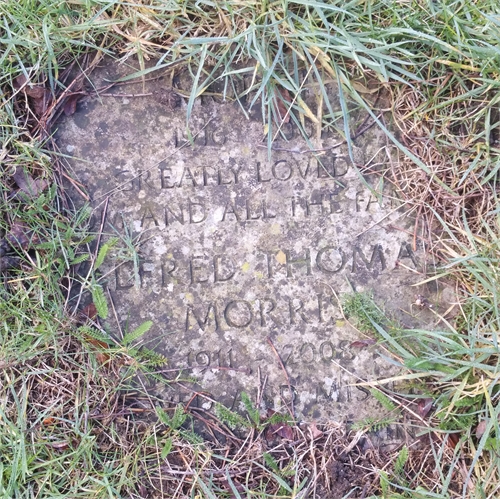 Photo of the grave of ALFRED THOMAS MORRIS