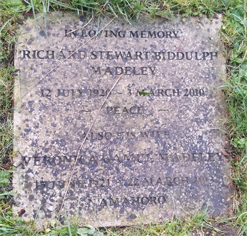 Photo of the grave of RICHARD STEWART BIDDULPH MADELEY