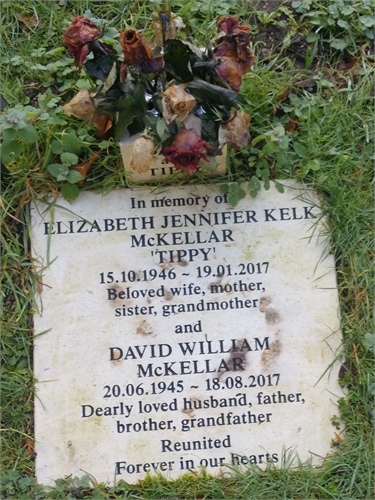 Photo of the grave of ELIZABETH JENNIFER KELK MCKELLAR