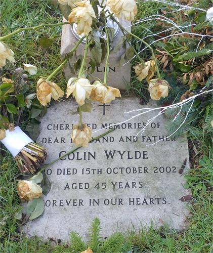 Photo of the grave of COLYN WYLDE