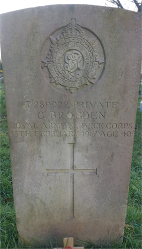 Photo of the grave of CHARLES BROGDEN