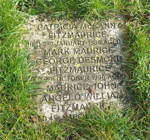 Photo of the grave of MARK MAURICE GEORGE DESMOND FITZMAURICE