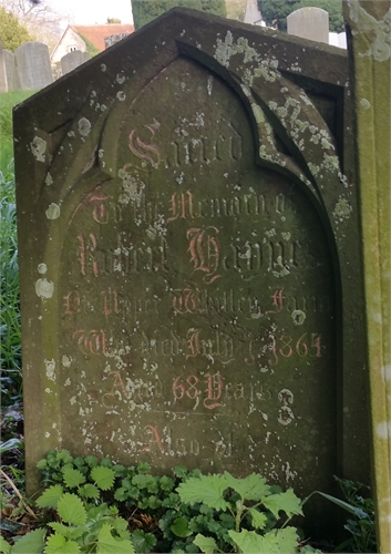 Photo of the grave of ROBERT HAYNES