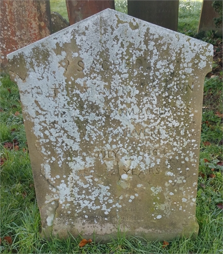 Photo of the grave of ANN HICKS