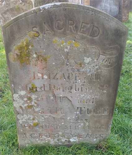 Photo of the grave of ELIZABETH HAMMANS (née TUBB)