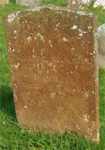 Photo of the grave of JAMES RICHARDS