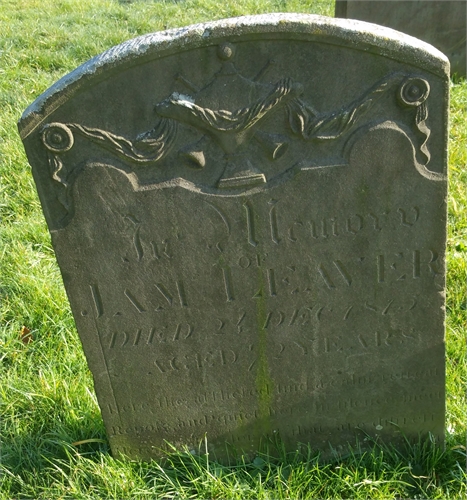 Photo of the grave of JAMES LEAVER