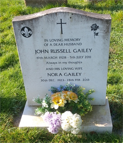 Photo of the grave of NORA KATHLEEN GAILEY (née BAILEY)