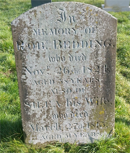 Photo of the grave of ROBERT BEDDING