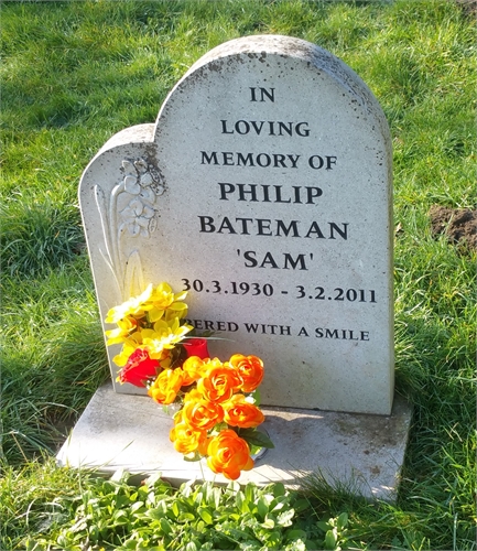 Photo of the grave of (SAM) PHILIP BATEMAN