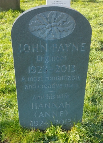 Photo of the grave of (ROBBIE) HANNAH L. PAYNE (née ROBINSON)