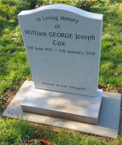 Photo of the grave of WILLIAM GEORGE JOSEPH COX