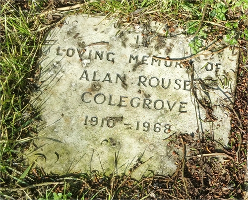 Photo of the grave of ALAN ROUSE COLEGROVE