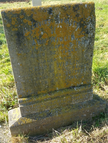 Photo of the grave of ANN WIBLIN (née SILVESTER)