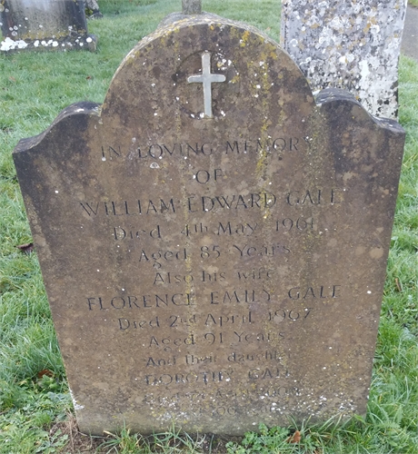 Photo of the grave of WILLIAM EDWARD GALE