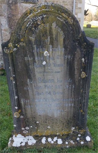 Photo of the grave of LOUISA BUSBY