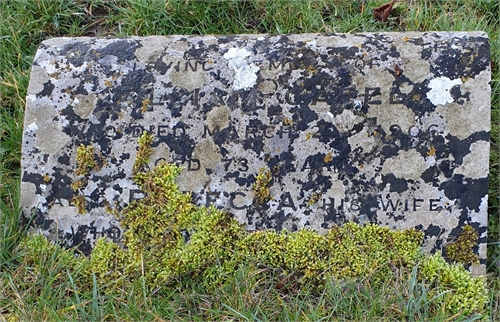 Photo of the grave of REBECCA CAPEL (née LAMBOURNE)