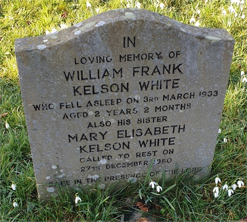 Photo of the grave of WILLIAM FRANK KELSON WHITE