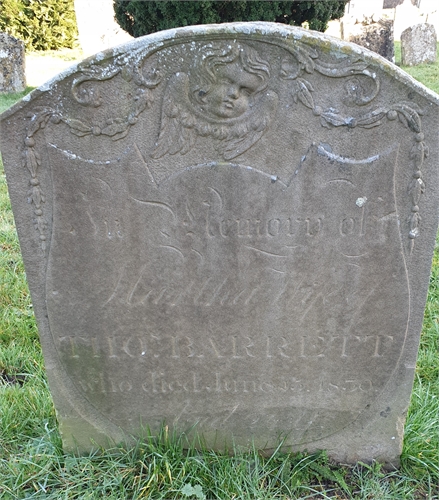 Photo of the grave of MARTHA BARRETT