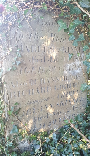 Photo of the grave of HANNAH GODFREY (née SKINNER)