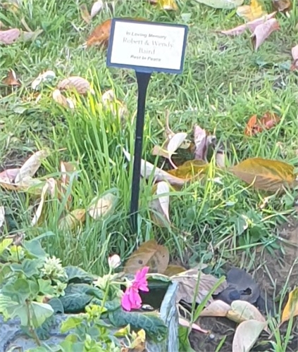 Photo of the grave of ROBERT BAIRD