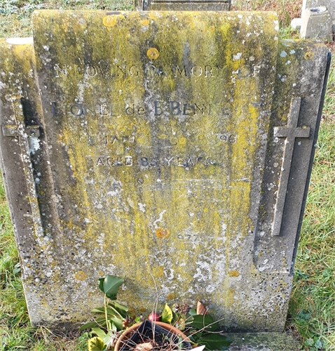 Photo of the grave of LIONEL DE BENSTEAD BENNETT