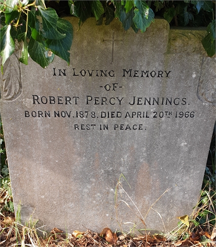 Photo of the grave of ROBERT PERCY JENNINGS