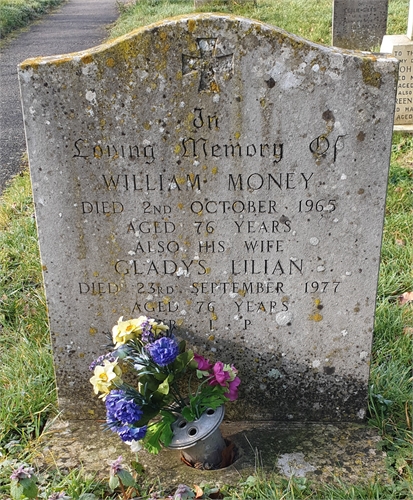 Photo of the grave of WILLIAM MONEY