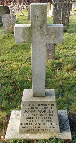 Photo of the grave of (BETTY) DOREEN ANNIE MORLEY (née BENNETT)