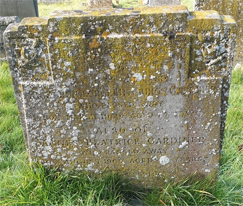 Photo of the grave of AGNES BEATRICE GARDINER (née LEACH)