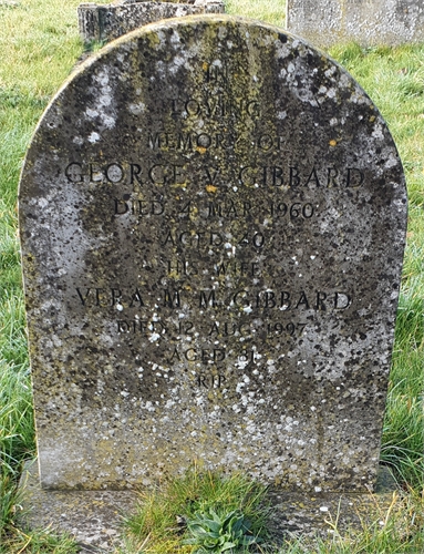 Photo of the grave of GEORGE VICTOR GIBBARD