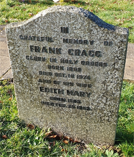 Photo of the grave of FRANK SEYMOUR CRAGG