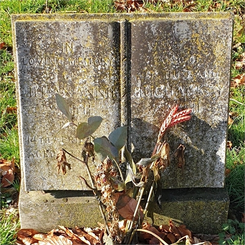 Photo of the grave of HUGH MCKAY SMITH