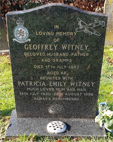 Photo of the grave of GEOFFREY WITNEY