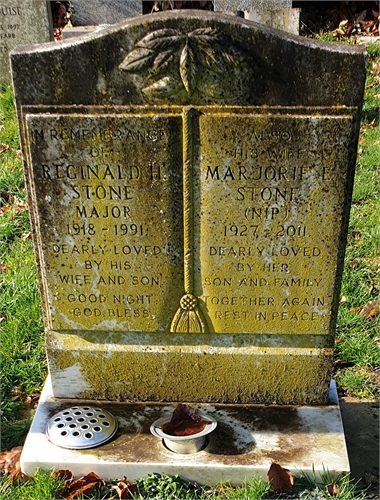 Photo of the grave of MAJOR (HARRY) REGINALD HAROLD STONE