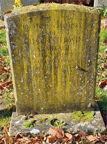 Photo of the grave of CHARLES EDWIN ARMITAGE