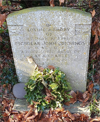 Photo of the grave of NICHOLAS JOHN JENNINGS