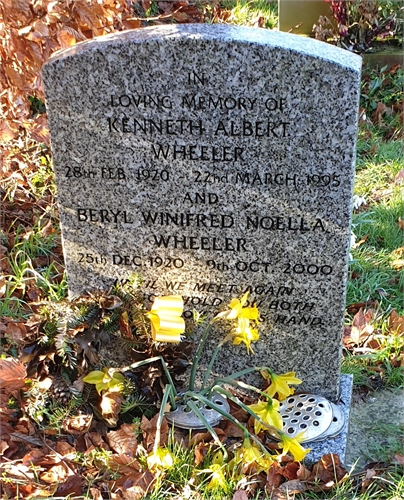 Photo of the grave of KENNETH ALBERT WHEELER