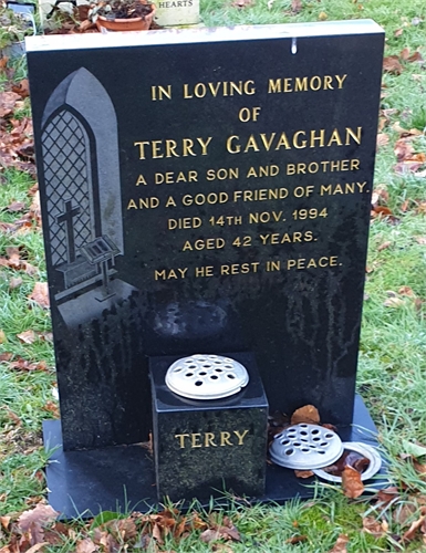 Photo of the grave of (TERRY) TERRENCE GAVAGHAN