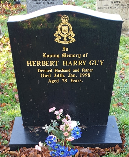 Photo of the grave of HERBERT HARRY GUY