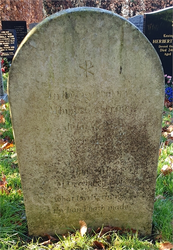 Photo of the grave of ALBINIA CATHERINE DE LA MARE