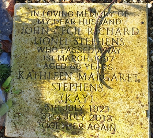 Photo of the grave of JOHN CECIL RICHARD LIONEL STEPHENS