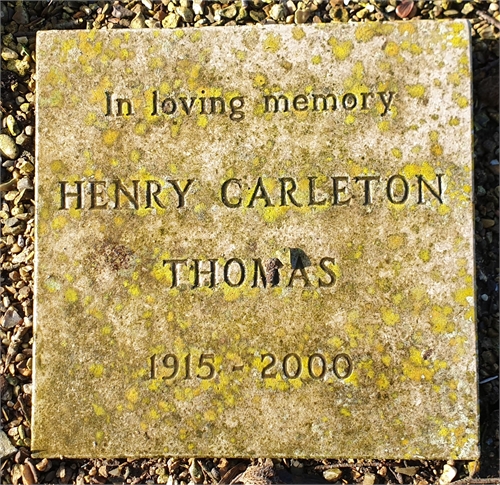 Photo of the grave of HENRY CARLETON THOMAS