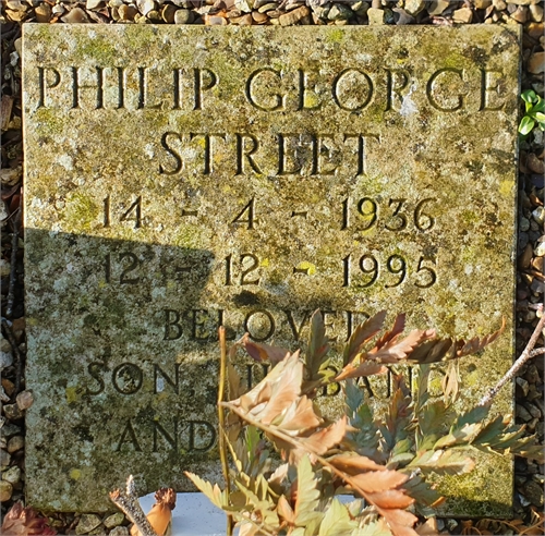 Photo of the grave of PHILIP GEORGE STREET