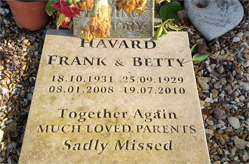 Photo of the grave of FRANK E. C. HAVARD